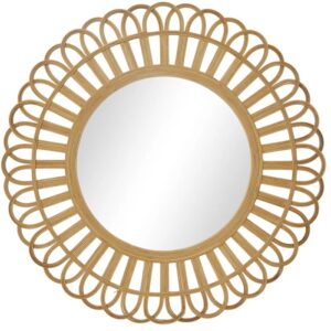 Gương tròn gỗ tự nhiên Wymore